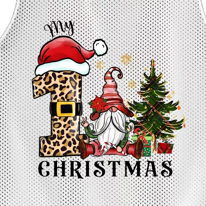 My First Christmas Mesh Reversible Basketball Jersey Tank