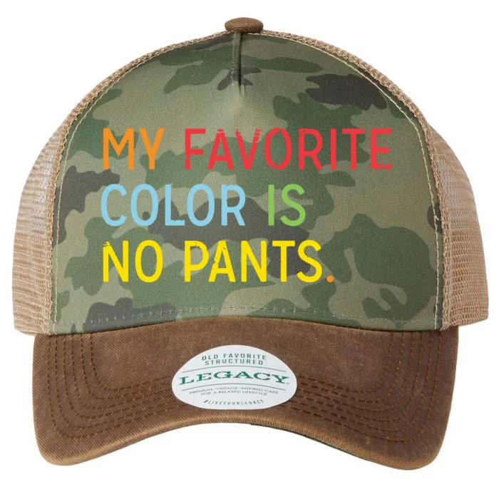 My Favorite Color Is No Pants Legacy Tie Dye Trucker Hat