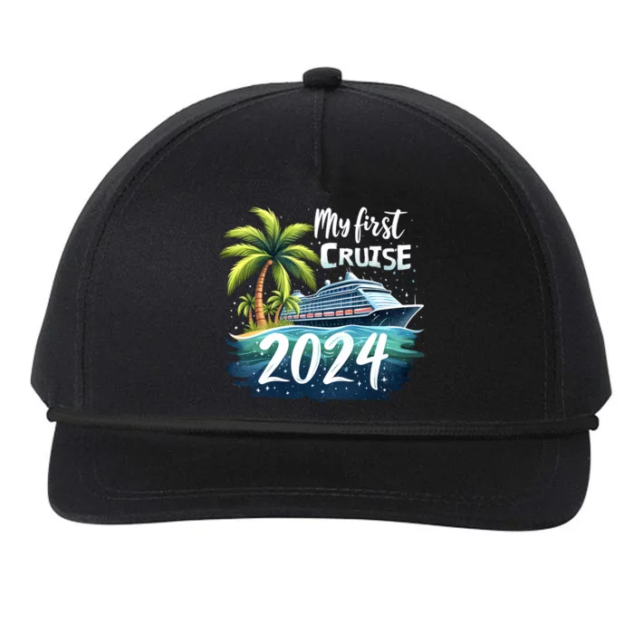 My First Cruise 2024 Funny Vacation 2024 Snapback Five-Panel Rope Hat