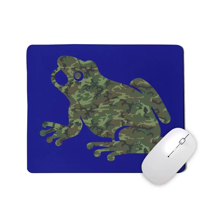 Military Frog Camo Print Us Toad Animal Veteran Gift Great Gift Mousepad