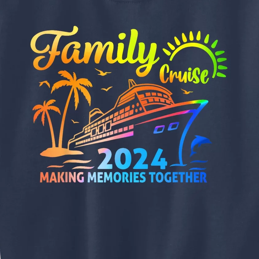 My First Cruise 2024 Vacation Matching Family Cruise Ship Kids Sweatshirt