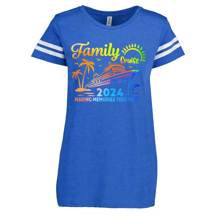 My First Cruise 2024 Vacation Matching Family Cruise Ship Enza Ladies Jersey Football T-Shirt