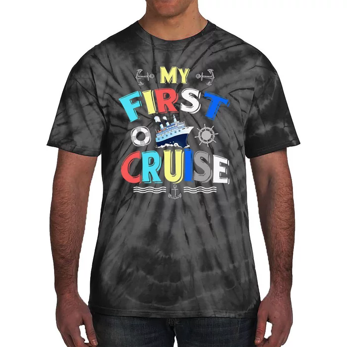 My First Cruise Rookie Travelers Tie-Dye T-Shirt