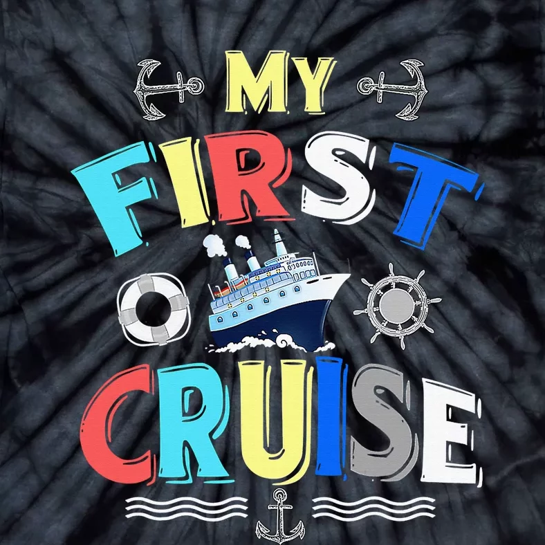 My First Cruise Rookie Travelers Tie-Dye T-Shirt