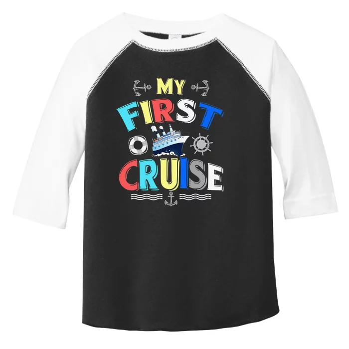 My First Cruise Rookie Travelers Toddler Fine Jersey T-Shirt