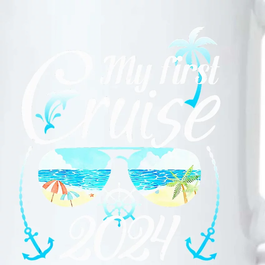 My First Cruise 2024 Family Vacation Cruise Ship Travel Black Color Changing Mug