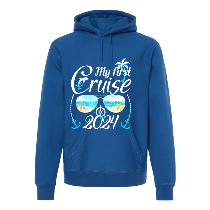 My First Cruise 2024 Family Vacation Cruise Ship Travel Premium Hoodie