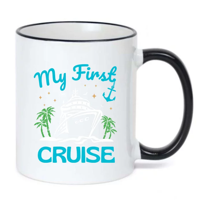 My First Cruise Black Color Changing Mug