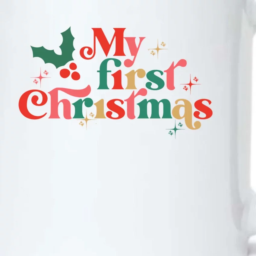 My First Christmas 1st Christmas Newborn Gift Black Color Changing Mug