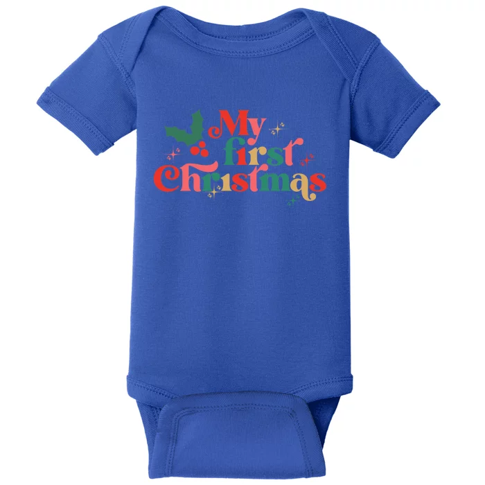 My First Christmas 1st Christmas Newborn Gift Baby Bodysuit