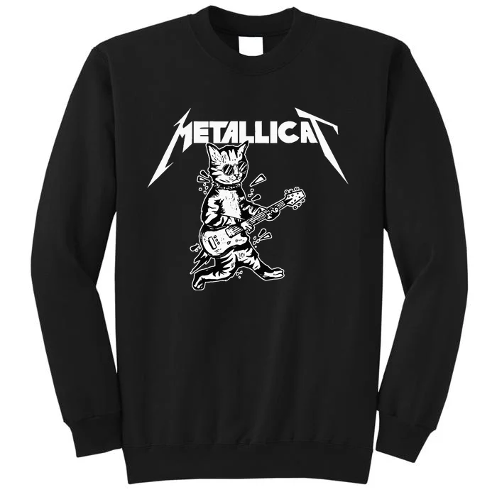 Metallicat Funny Cat Tall Sweatshirt