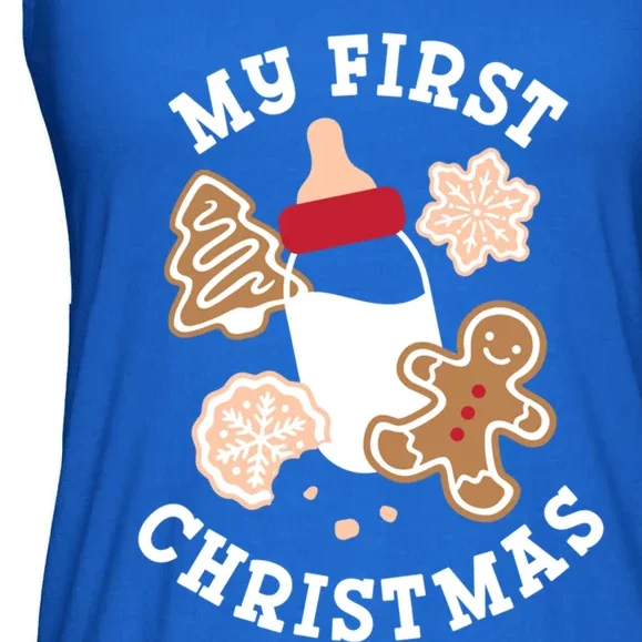 My First Christmas Cookies Gift Ladies Essential Flowy Tank