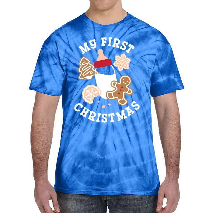 My First Christmas Cookies Gift Tie-Dye T-Shirt