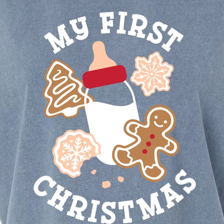 My First Christmas Cookies Gift Garment-Dyed Women's Muscle Tee