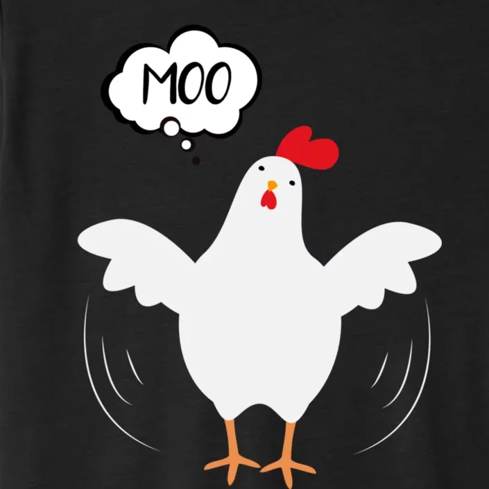 Moo Funny Cow Chicken ChromaSoft Performance T-Shirt