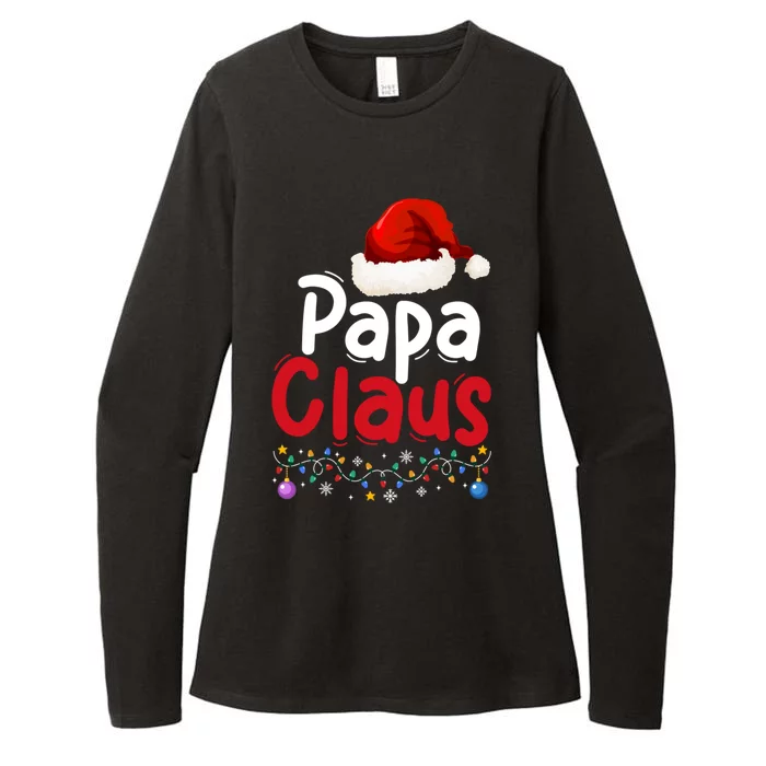 Matching Family Christmas Pajama Papa Santa Claus Costume Gift Womens CVC Long Sleeve Shirt