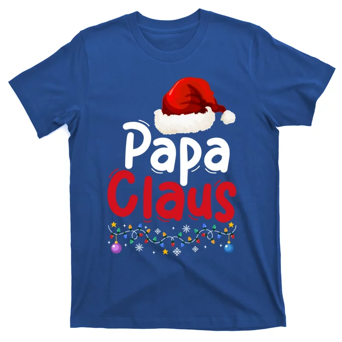 Matching Family Christmas Pajama Papa Santa Claus Costume Gift T-Shirt