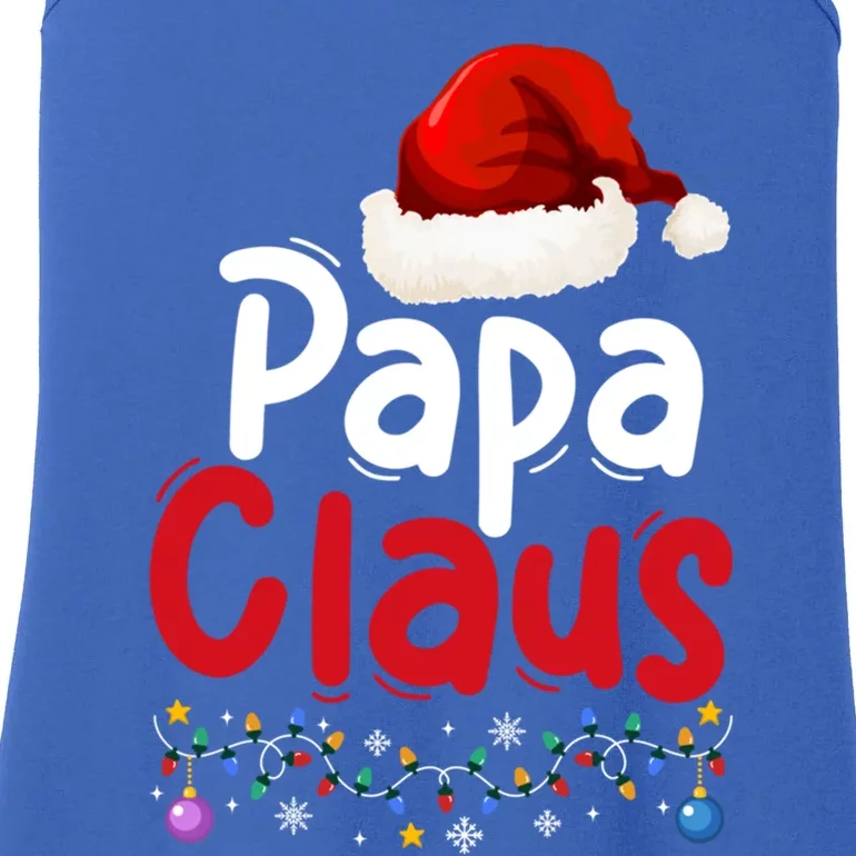 Matching Family Christmas Pajama Papa Santa Claus Costume Gift Ladies Essential Tank