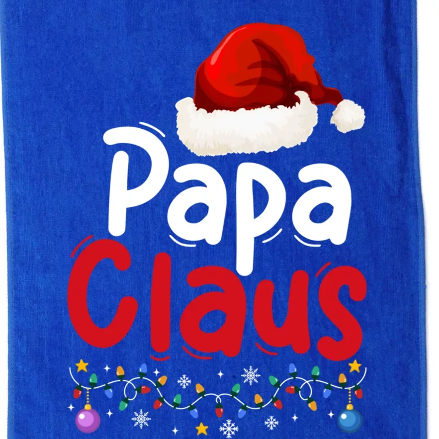 Matching Family Christmas Pajama Papa Santa Claus Costume Gift Platinum Collection Golf Towel