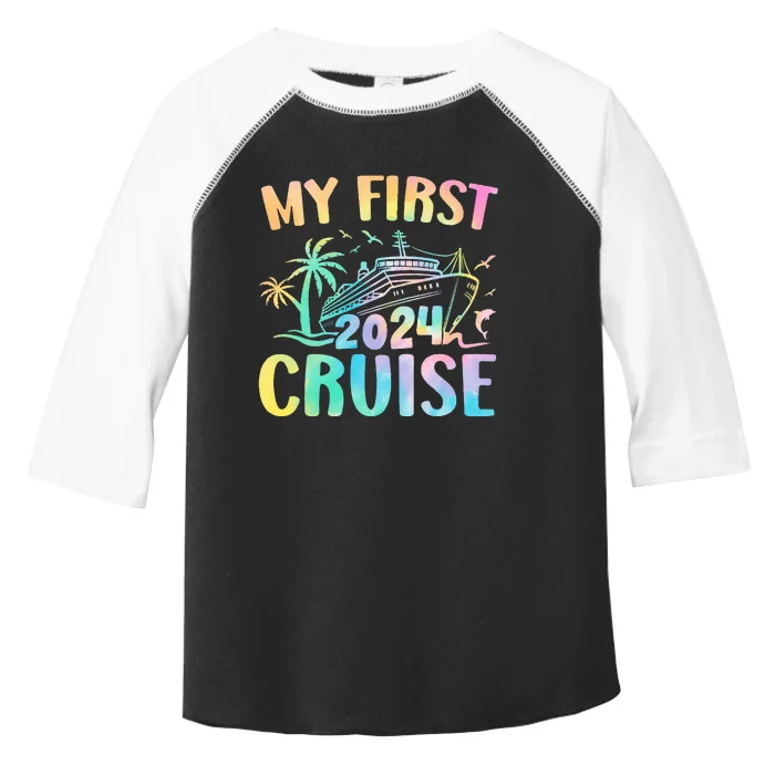 My First Cruise 2024 Vacation Matching Family Cruise Ship Toddler Fine Jersey T-Shirt