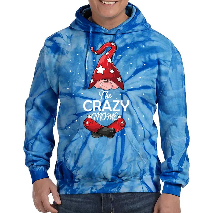 Matching Family Christmas Gift Funny Gift Crazy Gnome Gift Tie Dye Hoodie