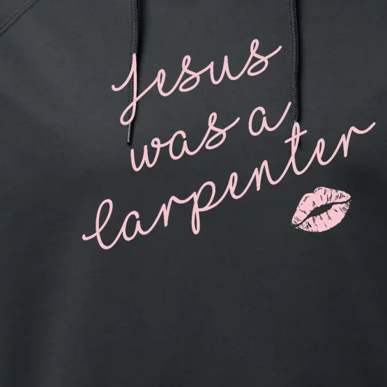 Music Festival Clothing Girl Women Jesus Was A Carpenter Performance Fleece Hoodie