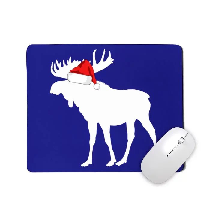 Matching Family Christmas Design: Christmas Moose Meaningful Gift Mousepad