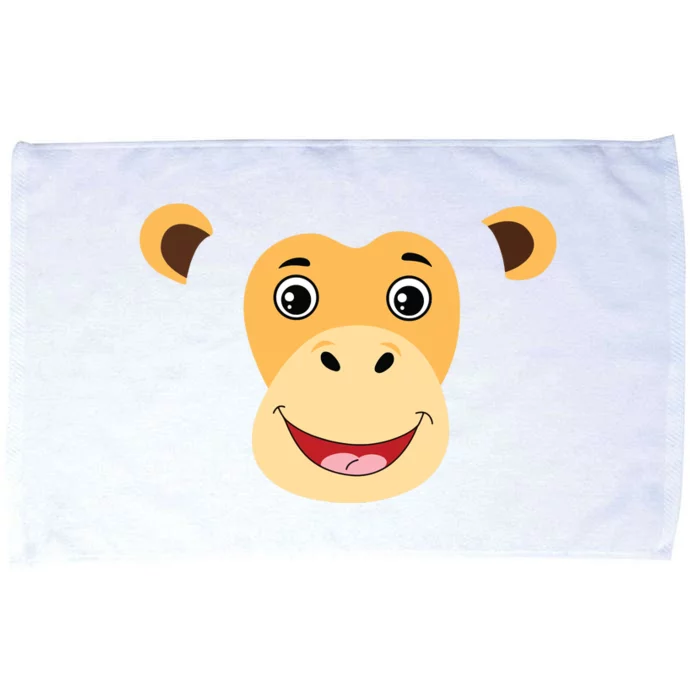 Monkey Face Costume Cute Easy Animal Halloween Gift Microfiber Hand Towel