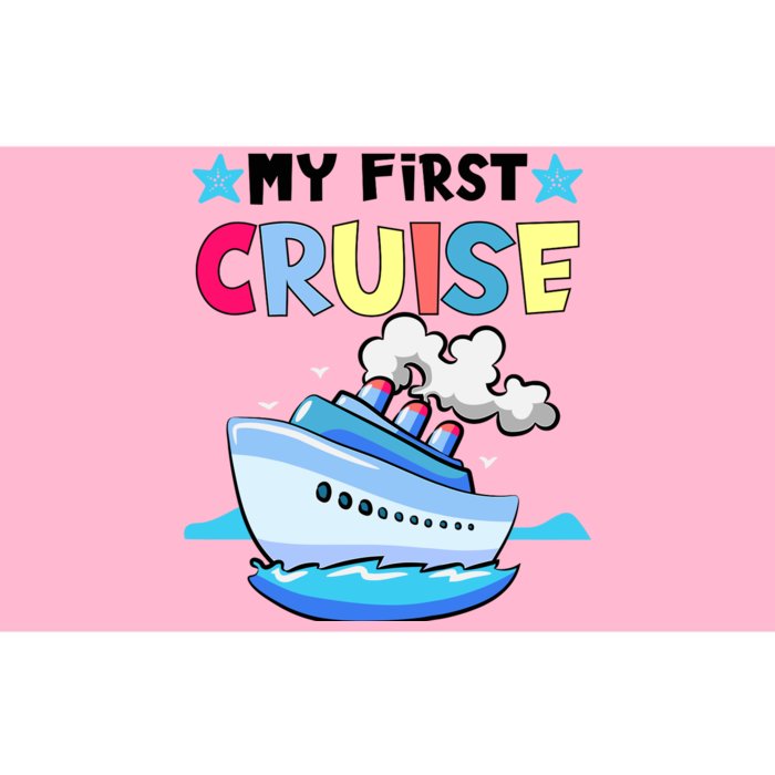 My First Cruise Girl Boy Funny Vacation Cruise Bumper Sticker