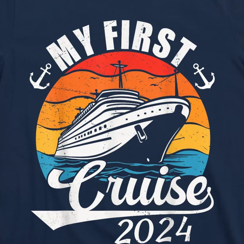 My First Cruise 2024. Funny Family Vacation 2024 Cruise ship T-Shirt