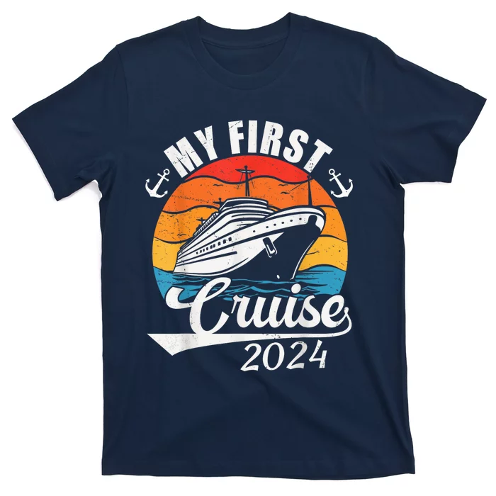 My First Cruise 2024. Funny Family Vacation 2024 Cruise ship T-Shirt