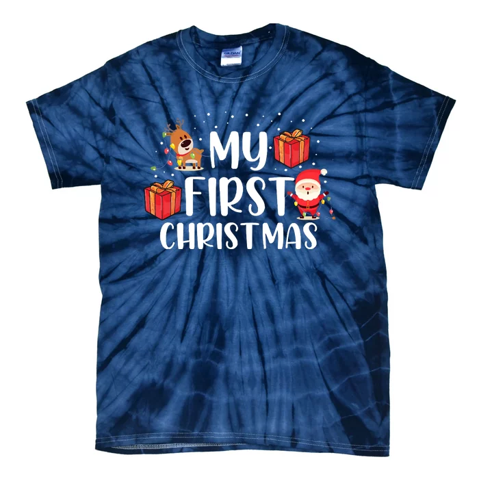 My First Christmas Sweater Tie-Dye T-Shirt