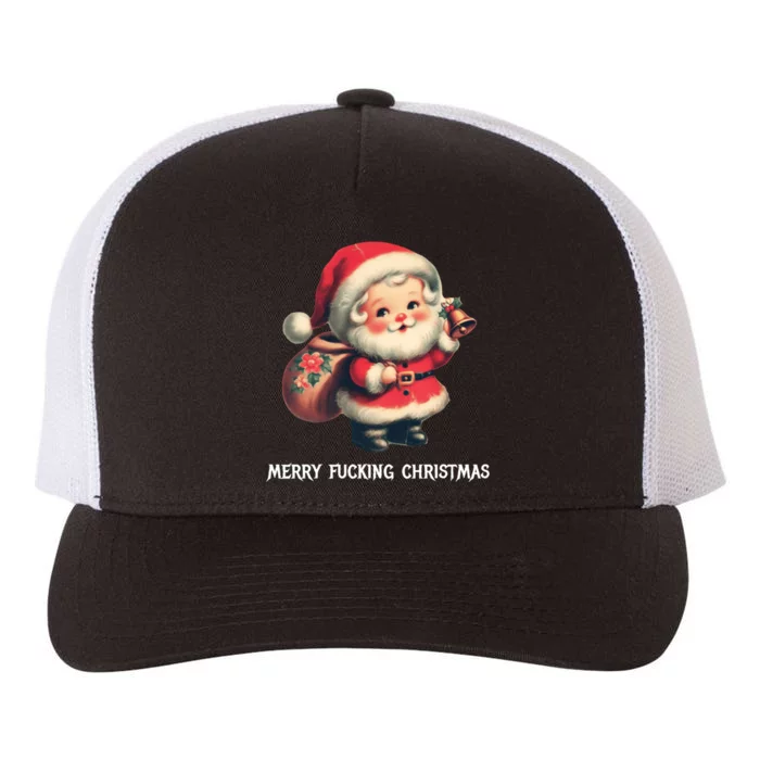 Merry Fucking Christmas Yupoong Adult 5-Panel Trucker Hat