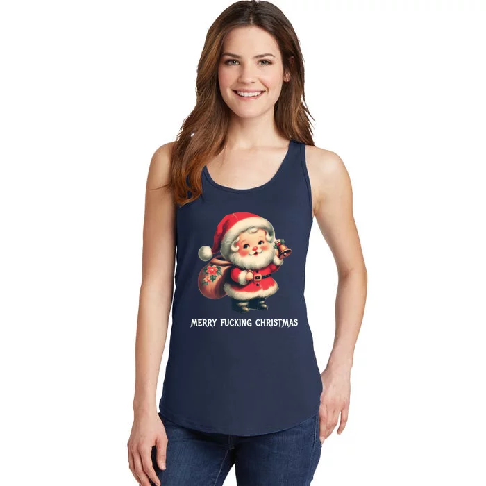 Merry Fucking Christmas Ladies Essential Tank