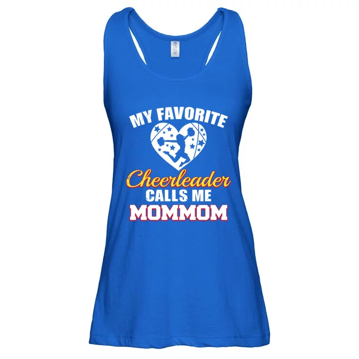 My Favorite Cheerleader Calls Me Mommom Funny Cheer Mom Mom Gift Ladies Essential Flowy Tank