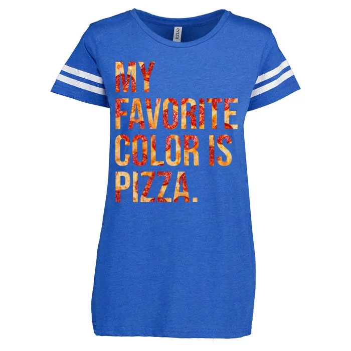 My Favorite Color Is Pizza Enza Ladies Jersey Football T-Shirt