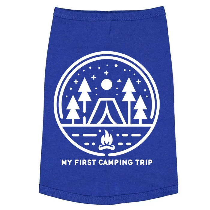 My First Camping Trip Gift Doggie Tank