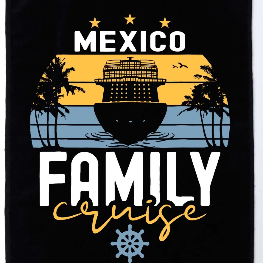 Mexico Family Cruise Squad Cruise Ship Trip Platinum Collection Golf Towel