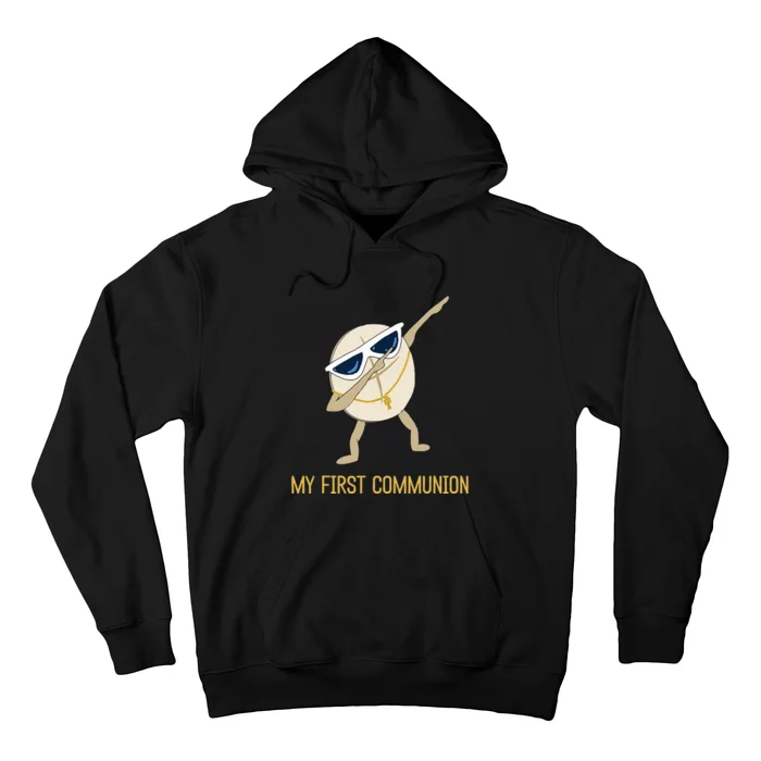 My First Communion Dabbing Wafer 1st Communion Hoodie