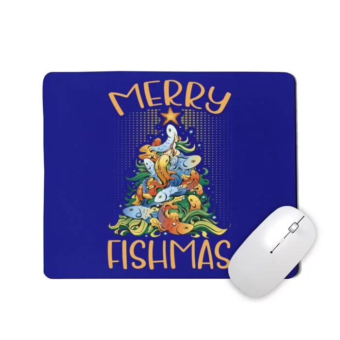 Merry Fishmas Cute Gift Mousepad