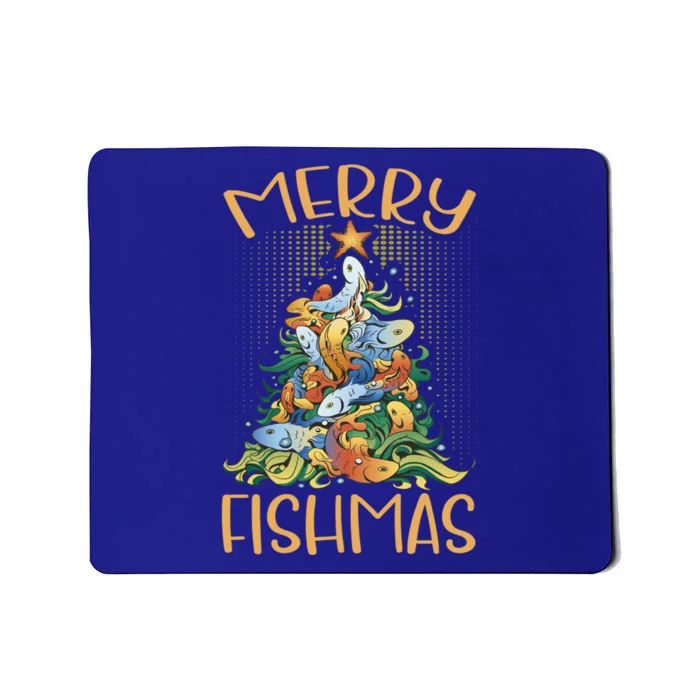 Merry Fishmas Cute Gift Mousepad