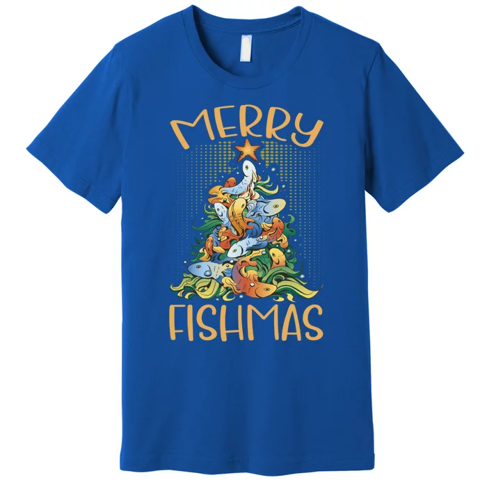 Merry Fishmas Cute Gift Premium T-Shirt