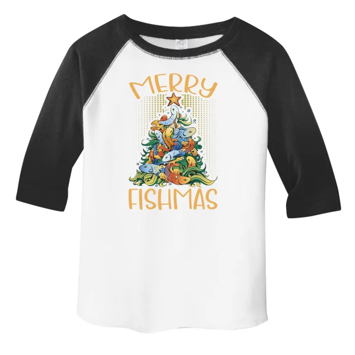 Merry Fishmas Cute Gift Toddler Fine Jersey T-Shirt