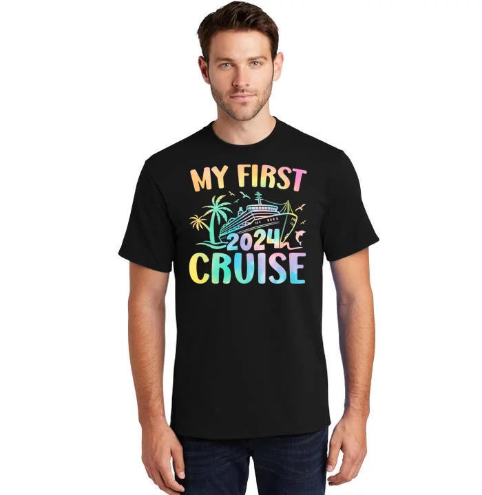 My First Cruise 2024 Vacation Matching Family Cruise Ship Tall T-Shirt