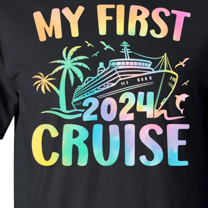 My First Cruise 2024 Vacation Matching Family Cruise Ship Tall T-Shirt