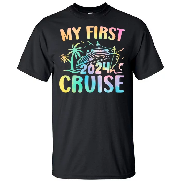 My First Cruise 2024 Vacation Matching Family Cruise Ship Tall T-Shirt