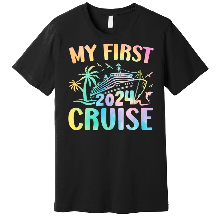 My First Cruise 2024 Vacation Matching Family Cruise Ship Premium T-Shirt