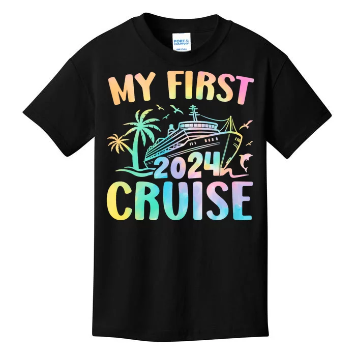 My First Cruise 2024 Vacation Matching Family Cruise Ship Kids T-Shirt