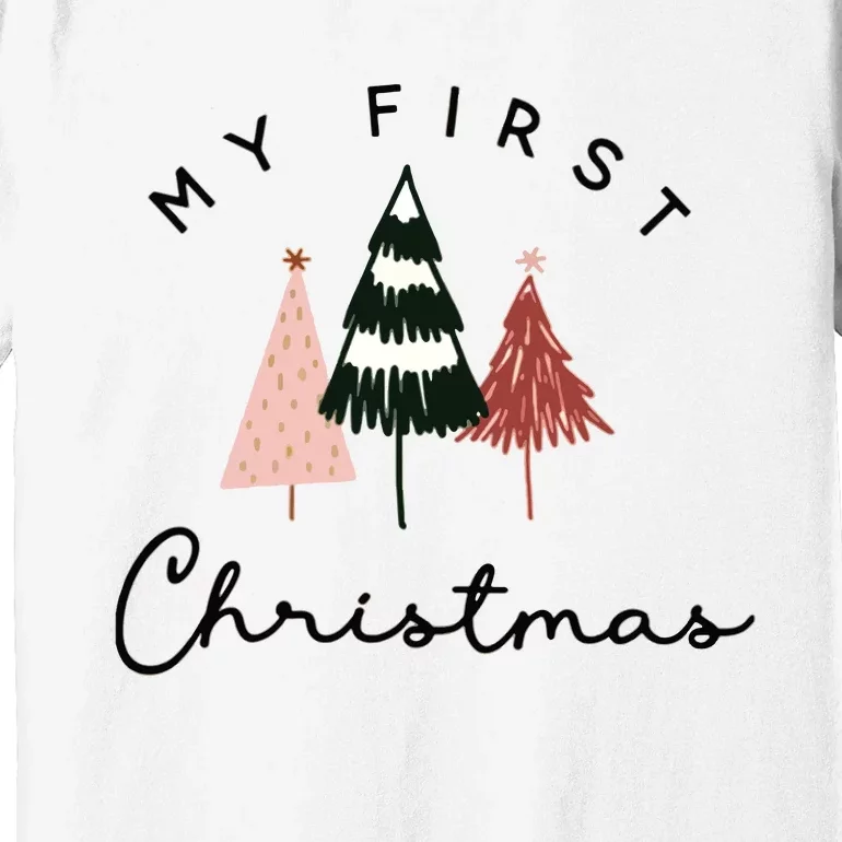 My First Christmas Bubble Romper Christmas Baby Premium T-Shirt