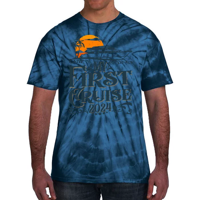 My First Cruise 2024 Family Vacation Cruise Ship Travel Tie-Dye T-Shirt